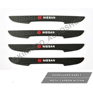 Nissan Elgrand Carbon Pattern Rubber Doorguard