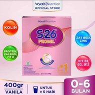 s26 promil tahap 1 400gr wyeth s-26 susu bayi 0-6 bulan