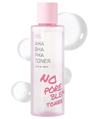 TOUCH IN SOL No Poreblem AHA BHA PHA Toner - Glycolic & Salicylic Acid Liquid Exfoliator - Makeup Pr
