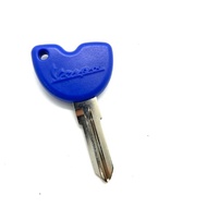 Vespa Key Blue GT15R (immo transponder chip sensor ID11 T5) Or Without Chip or with ID46 Blank