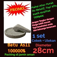 Genuine Stone Cowet Size 28cm Jumbo - Large Diameter Stone Cobek