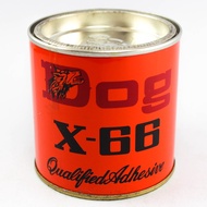 กาวยางตราหมา กาวยาง 200ml กาวติดหนัง กาวซ่อมรองเท้า Dog x-66 ยกลัง 36 กป