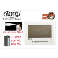 AOTO SPORT RIM PAINT SR19 K-SPEED BLACK GOLD