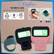 MINI LED DIGITAL TASBIH + SCREEN ANTI-SLIP FINGER RING MODEL AID TO COUNT PRACTICAL ZIKIR & JUST EMI