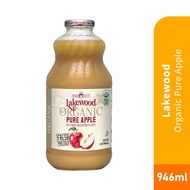 LAKEWOOD Organic Apple Juice 946ml for Jus Epal, Juice Apple, Fresh Pressed Apple Juice VIDA Pharmac