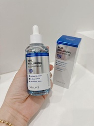 Tinh Chất Dưỡng Ẩm Phục Hồi Căng Mọng WELLAGE Real Hyaluronic Blue Ampoule 100 75ml