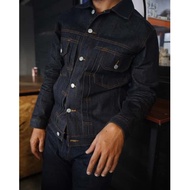 AZY JEANS & CO. Jacket Jeans 14oz — Kepala Kain Premium, Dark Indigo