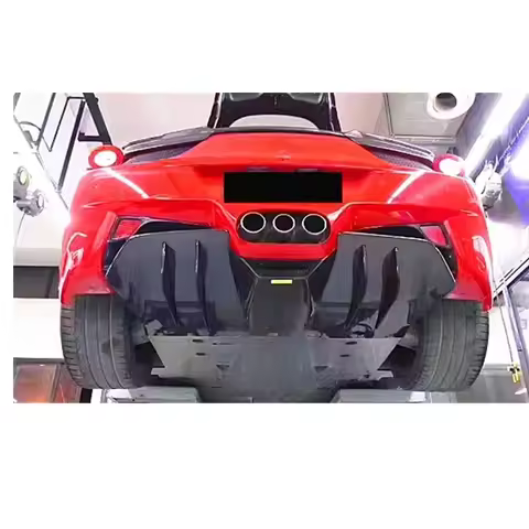 V Carbon Rear Diffuser for Ferrari 458 Front Splitter Perfect Fitment High Quality