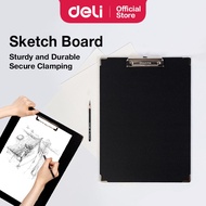 Deli Dmast Clip Board Writing Pad Sketch Board Papan Sketsa A3 Folder Student Office School Supplies