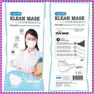Klean Mask หน้ากากอนามัย (สีขาว) 4ชั้น LF99 นุ่มกระชับใบหน้า 1ซองมี10ชิ้น