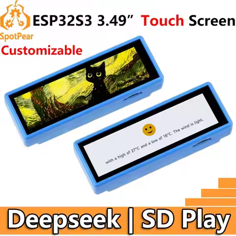 ESP32-S3 3.49 inch Development Board DeepSeek AI Chat Box For XiaoZhi 3.49inch LCD Capacitive TouchS