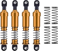 AMK 1/10 RC Crawler Shocks, 4Pcs 95mm Aluminum Big Bore RC Shocks with Oil Filled RC Crawler Shocks 