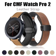Leather Strap For CMF Watch Pro 2 Silicone Bracelet Correa For cmf watch pro 2 Band Accessories