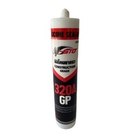 ซิลิโคน GTO มีกรด ยกกล่อง 25 หลอด GP 310 กรัม (GTO GP 320A Acetic Silicone Sealant) อุดรอยรั่ว กันน้