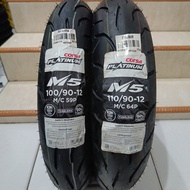 TUBELESS TIRES 100/90-12 & 110/90-12 CORSA PLATINUM M5 (+PENTIL)