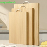 AUGUSTINE Bamboo Chopping Board, Thickened with Handle Kitchen Cutting Board, Durable Rectangle Hang
