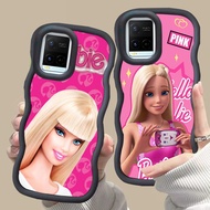 MERAH D-18 Barbie Girl Pink red Casing for VIVO V30 Y02a Y21a Y02t Y02 Y21s Y21 Y21t Pro 5G black
