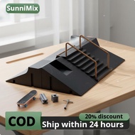 6 in 1 Finger Fingerboard Ramp Set Alloy Components Finger