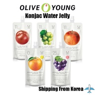 Olive Young Delight Project Konjac Water Jelly Low Calorie 5Flavors Green Grape / Red Grape / Orange / Plum / Apple
