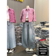 Baggy Jeans High Waist Curved Leg Hack Shape