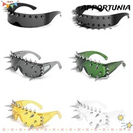 APPORTUNIA Punk Gothic Glasses, Funny Party Cosplay Costumes Cyber Goggles, Fashion Steampunk Street
