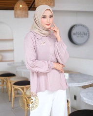 Nisa Blouse Pakaian Wanita Remaja Dewasa Terbaru 2022 Atasan Model Import Korean Style Kekinian Baha