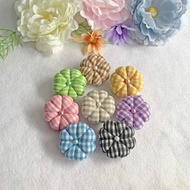 Cute Checkered Ring Cushion Pin, Mini Hijab Brooch Pin Cushion