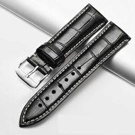 14mm 16mm 18mm 19mm 20mm 21mm 22mm 24mm Calf Calfskin Leather Watch Band Strap For Tissot Seiko Replace Universal Belt
