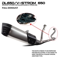 Akrapovic 【TC6 Titanium】 headers exhaust kit for Suzuki V-STROM 650 DL650 full exhaust system 2017-2
