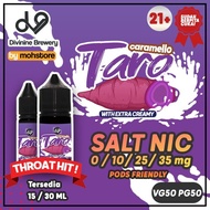 LIQUID VAPE DV9 TARO CARAMELLO CREAMY SALT NIC POD FRIENDLY SALTNIC