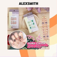 Goto Synaty Kuku Palsu Lem Pengantin Fake Nail Art Aesthetic Wedding