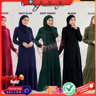💎SNN ️S-3XL DRESS AGNETHA   BYREEFA IROLESS DRESS Material BEAUTY LINE WOMEN LONG DRESS ELEGANT JUBA
