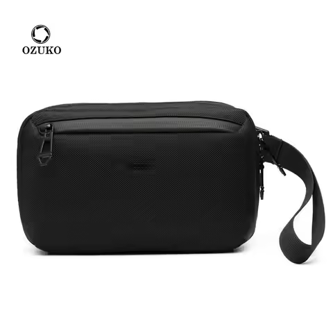 OZUKO Multi-Functional Business Casual Handbag Stylish Simple and Versatile Shoulder Messenger Bag C