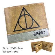 Gyj Harry Potter Wallet - 3D Full-Color Merchandise Print, Gryffindor & Slytherin House Badges, Bifo