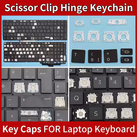 Replacement Keycaps Scissor Clip Hinge For HP Probook 450 G6 455 G6 455R G6 450 G7 455 G7 455R G7 Ke