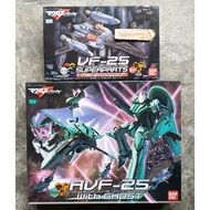 Bandai Macross Forntier 1/72 model kit Luca with Ghost + Super Parts MISB