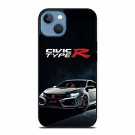 Honda Civic Type R Car Phone Case Protective Cover Iphone 16 17 Pro Max Plus X S
