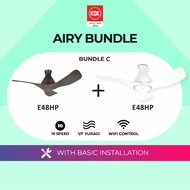 KDK Airy Bundle C (E48HP + E48HP) with Standard Installation