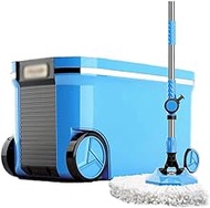 Mop- Bucket with Stainless Steel 360 Spin Dry Basket Telescopic Handle Pole, Spinning Mop Bucket Kit Anniversary