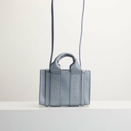 二手Chloé woody tote mini灰藍