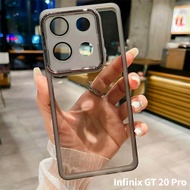 Infinix GT 20 Pro 2024 4G 5G Case Plating Transparent Soft Thin Clear Protective Casing for GT20 GT2