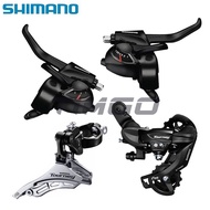 Shimano Tourney MTB Bike 3x7 Speed Groupset ST-EF41 Shifter Brake combo set FD-TY300 Front Derailleu