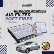INFINITI G35 2002-2007 FLEXIBLE FIBER AC FILTER CABIN FILTER