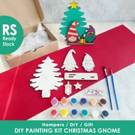 1 Set DIY Paint Kit GNOME Wood Paint Craft Coloring Wood Cutting/ Hampers/ Christmas Gift/ Christmas