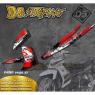 0486 Vega striping Sticker Simple abstract Sticker variation ListZR