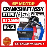 YAMAHA Y15ZR Y15 RACING CRANKSHAFT ASSY JET 3.5MM 7MM 96.5L JACK TIPU JACK SOROK GRANSHAFT ORIGINAL 