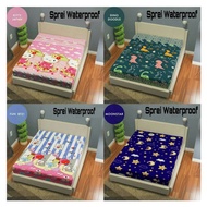 WATERPROOF BEDSHEET WITH MOTIF 120 X 200