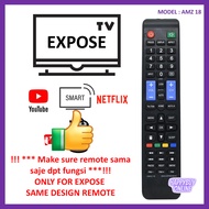 Expose Smart TV Remote Control AMAZ-18 26AE-ERP0AM18 Remote Smart TV Expose