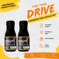 Eureka Drinks Nootropic Vitality Shot 90ml | Energy Booster Drink | Supports Stamina & Performance |