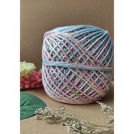 Hand-dyed Cotton Combed Big Ply Color Knitting Yarn Code "Caeli"